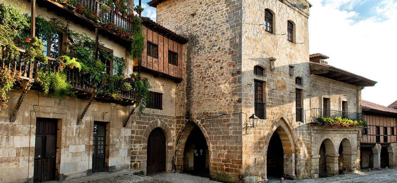 Santillana del Mar, pueblo medieval de Cantabria, España