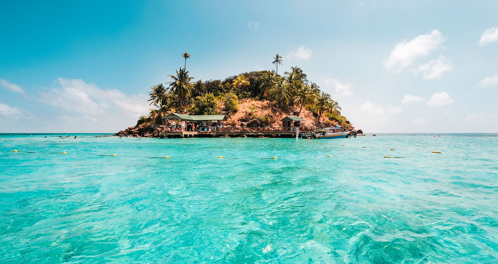 Cayo Cangrejo en la Isla Providencia, Colombia